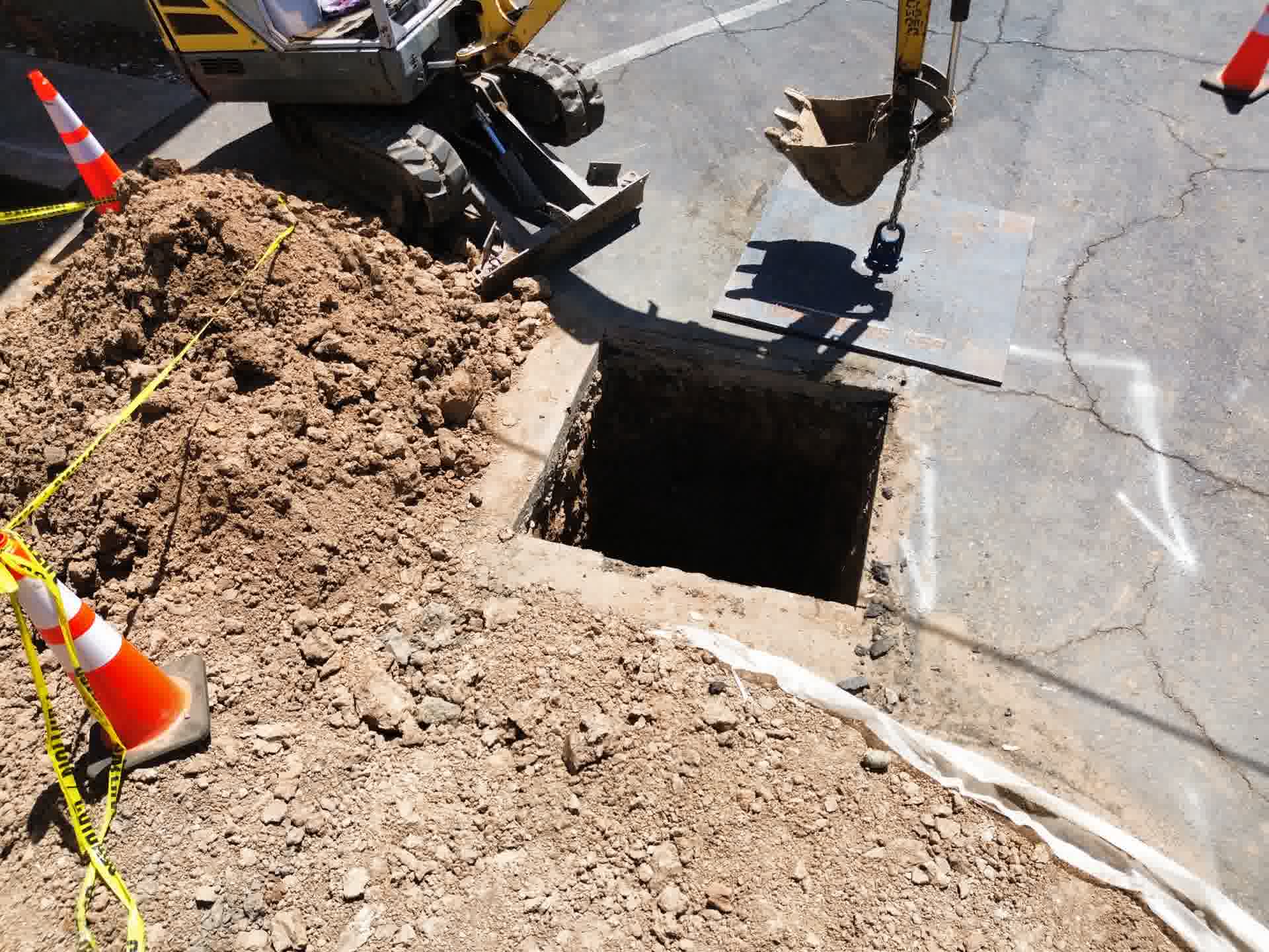 Collection of real septic and drain service work completed in Sacramento